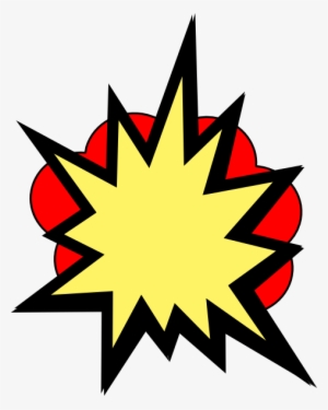 Pow Clipart Comics Clip Art - Yellow Comic Book Pow Png #3238330
