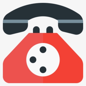 Rotary-phone - Icon Phone Flat Png #3238348