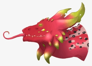 Clipart Dragon Realistic - Fruit Carving Dragon Fruit #3238402