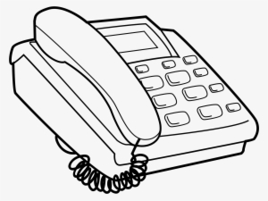 Telephone Svg Image For Videoscribe Icons Png - Telephone Clip Art Black And White #3238495