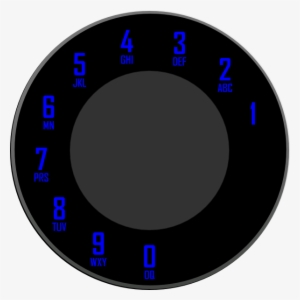 Rotary Blue Dial Clip Art - Circle #3238609