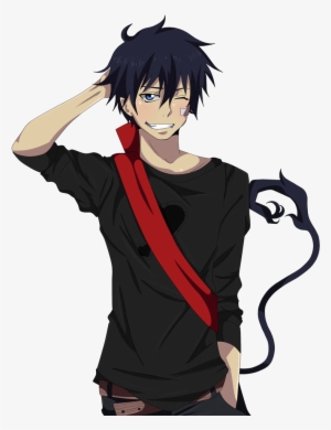 Rin Okumura Smiling - Rin Blue Exorcist Png #3238768