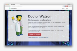 Doctor Watson Ibm #3239049