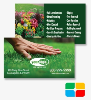 Landscaping Business Cards Landscape Business Cards - 1000 Pcs Lawn Seeds Tall Fescue Grass Low Maintenance #3239091