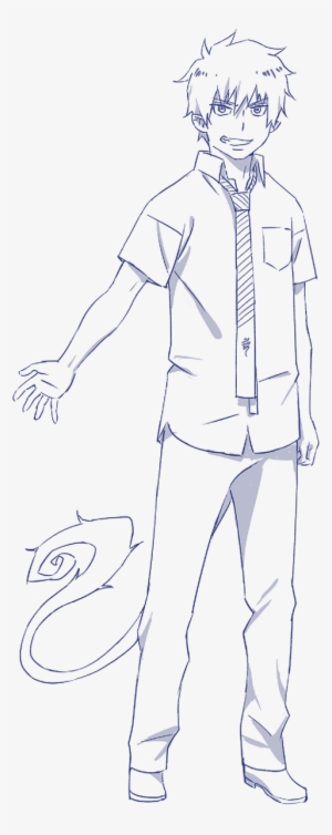 Ao No Exorcist Okumura Rin Okumura Yukio Moriyama Shiemi - Blue Exorcist Rin Okumura Design #3239180