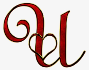Alphabet Letter Initial, Backgrounds Textures - U Alphabet Wallpaper In Heart #3239424