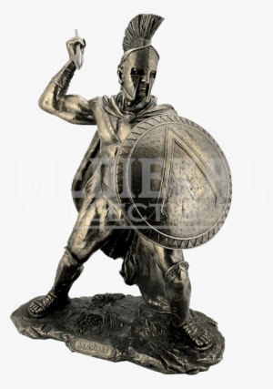 Leonidas Fighting Statue - Unicorn Studio Bronze Leonidas King Of Sparta Greek #3239815