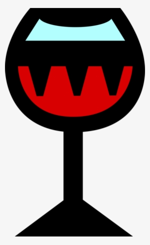 Vector Illustration Of Glass Of Red Wine Alcohol Beverage #3239874