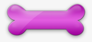 Dog Bone Biscuit Icon - Pink Dog Bone Cartoon #3239967