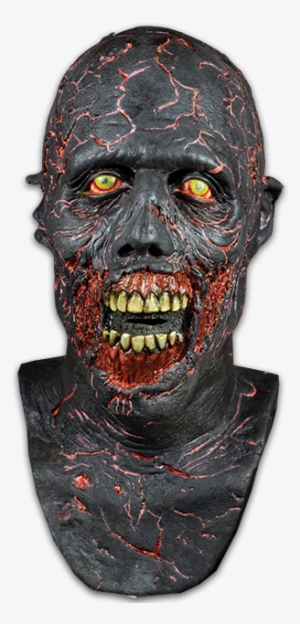 The Walking Dead Charred Walker Halloween Face Mask - Walking Dead Charred Zombie #3240481