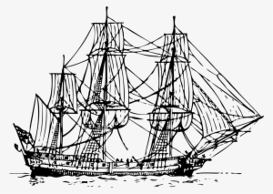 Old Ships Marine Pencil And In Color - Mary Rose Colouring Sheet #3241286