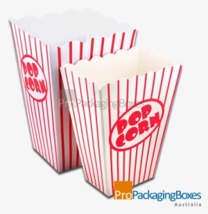 Custom Printed Popcorn Boxes - Retro Popcorn Boxes In 2 Sizes #3241357