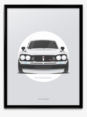 Hakosuka Gtr 18 X 24 Poster Nissan Skyline, Jdm, Rally, - Datsun Gtr Drawing #3242024