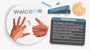 Cartoon Hands - Logo Reveal - Sign #3242313