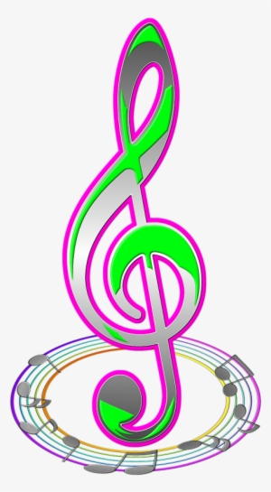 Note,scores,treble Clef,melody,music,clip Art,colored - 5'x7'area Rug #3242961