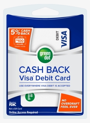 The New Green Dot Cash Back Visa Debit Card - Green Dot Cash Back Debit Card #3243774