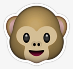 "monkey Emoji" Stickers By Emoji- - Emoji Monkey Face #3243938