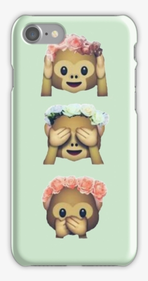 "see No Evil Monkey Emoji Hipster F - Emoji Wearing A Crown #3243969