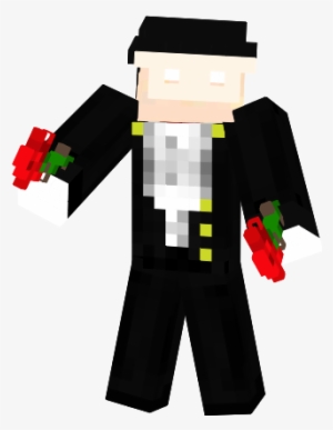 Tuxedo Mask, Actual Skin - Minecraft Tuxedo Mask #3244047