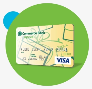 Visa Gift Card Commerce Bank - Credit Card #3244182