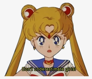Kawaii Sailor Moon Anime Transparent - Sailor Moon Feminist Quotes #3244334