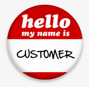 Hello My Name Is Customer - Hello My Name Is Labels #3244560