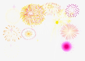 Festive Holiday Fireworks Decoration Vector - Download #3244608