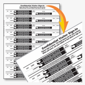 Buy Now - Confidential Sign In Sheets #3244692