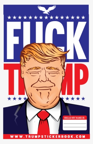 Flick Trump Sticker Book Www - Cartoon #3244922