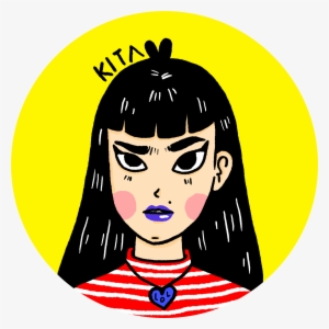 “tina Belcher Fan Art” Sticker 3 X 1 Inches Hand - #3245412