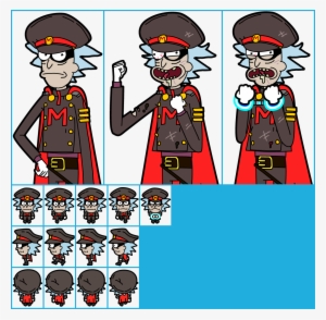 Click For Full Sized Image Mysterious Rick - Pocket Mortys Mysterious Rick #3245644