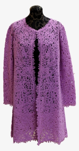 Cashmere Macramé Duster - Cashmere Wool #3245817