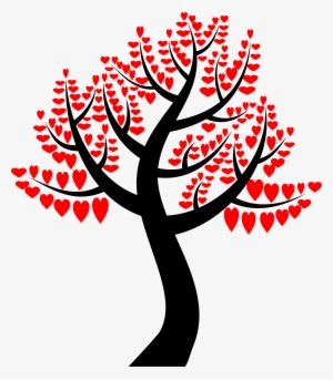 This Free Icons Png Design Of Simple Hearts Tree #3246376