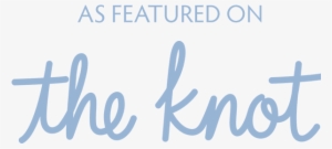 As Featured On The Knot Wedding Site - Knot Logo Black #3246601