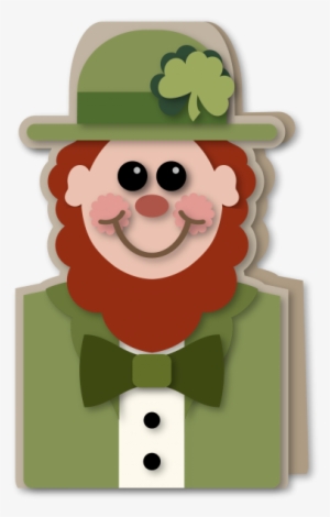 Leprechaun Character Shaped Card #3246603