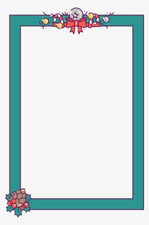 Green Christmas Bow Border - Red Velvet Bow 9-inch 16-inch #3246680