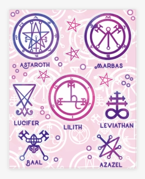 Pastel Goth Demon Sigil - Azazel Sigil Of Lucifer #3246681