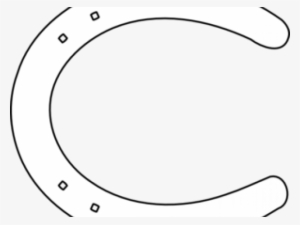 Horseshoe Clipart Outline - Circle #3246988