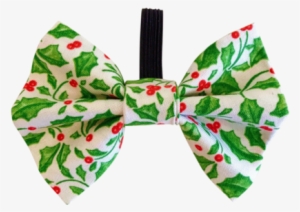 Green Christmas Bow Png - Hair Tie #3247167