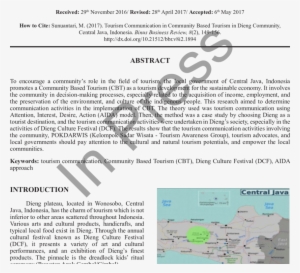Location Of Dieng Culture Festival - Map Of Central Java #3247396