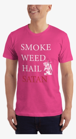 Smoke Weed Hail Satan T-shirt - T-shirt #3247572
