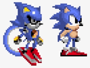 Metal Sonic - Metal Sonic Pixel Art - Free Transparent PNG Download ...