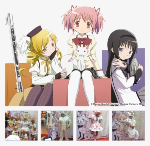 Madoka Kaname And Kyubey - Friends Girls Anime Three #3248783