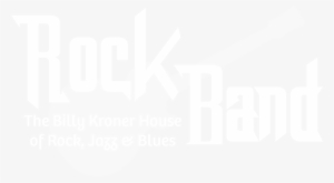 Rock Band Logo White - Rock #3249399