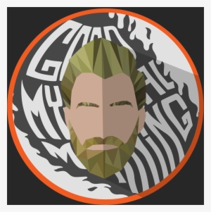 Rhett/white Font/gray Flame & Background - Good Mythical Morning Logo #3249711