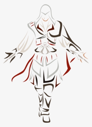 Ezio Auditore Da Firenze By Id-107 - Vinilos Decorativos Assassins Creed #3249852