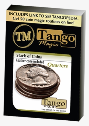 Stack Of Coins Quarter Dollar - Scotch And Soda Zaubertrick #3250102