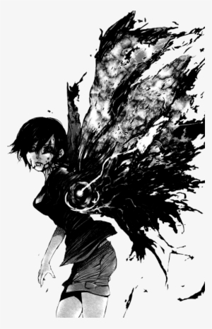 Anime Girl, Manga, Monochrome, Tokyo Ghoul, Touka, - Tokyo Ghoul Manga Touka #3250233