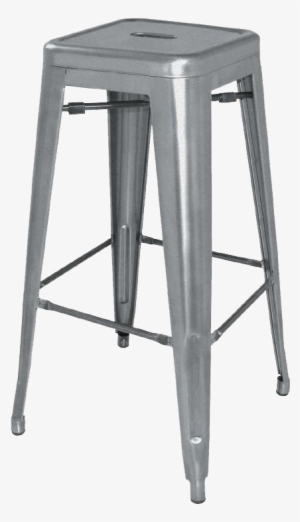 Tolix Galvanised Bar Stool 75cm #3250725