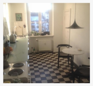 Lovely, Bright 4-room Apartment In An Old Building - Black And White Floor Tiles #3250727